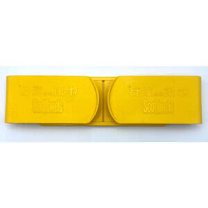 Vintage 1969 Scott Paper Towel Holder Plastic Retro Yellow New